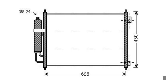 Радіатор кондиціонера DN5328D AVA