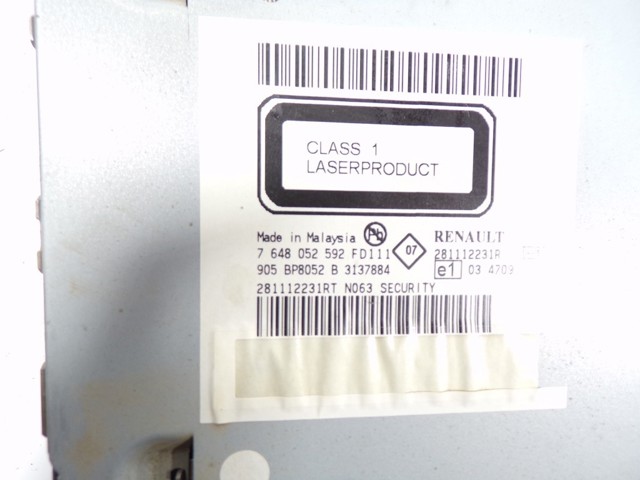 Магнітола на Renault Trafic II FL