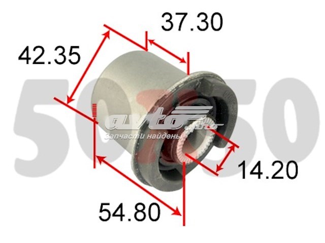 AAMTO1055 Tenacity Сайлентблок переднього нижнього важеля