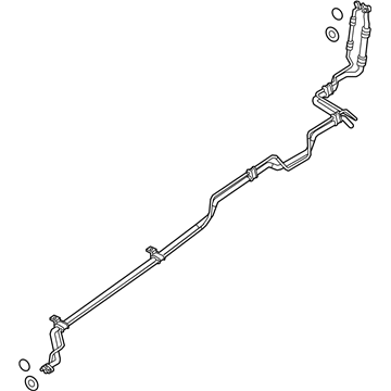 Шланг кондиціонера, від заднього випарювача до компресора KIA Sedona (YP) (Кіа Sedona)