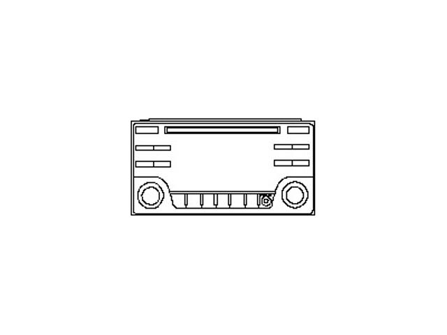 Магнітола (радіо AM/FM) Nissan/Infiniti 281853NF0B ціна, від 22.68 USD