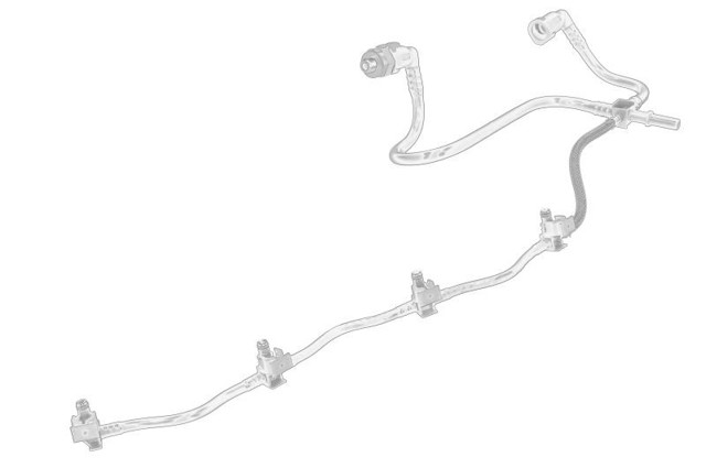 Купити 9660645280 Fiat/Alfa/Lancia Трубка паливна, зворотня від форсунок