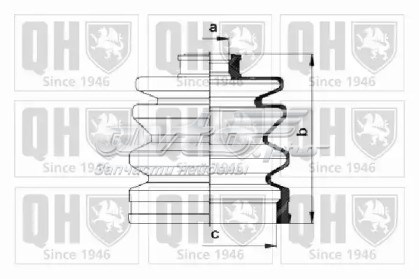 Пыльник шруса наружный QUINTON HAZELL QJB619