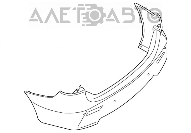 Кожух бампера заднього FPS FP5059950 ціна, від 129.71 USD
