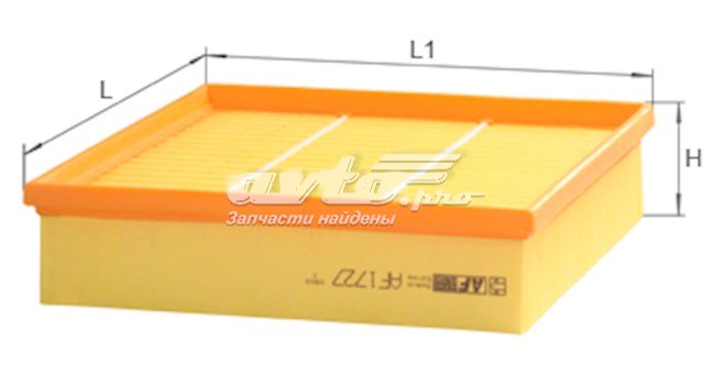 Елемент повітряного фільтра Alpha Filter AF1727 ціна, від 4.42 USD