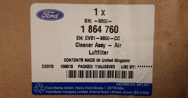 Корпус фільтра JX6Z9600E Ford