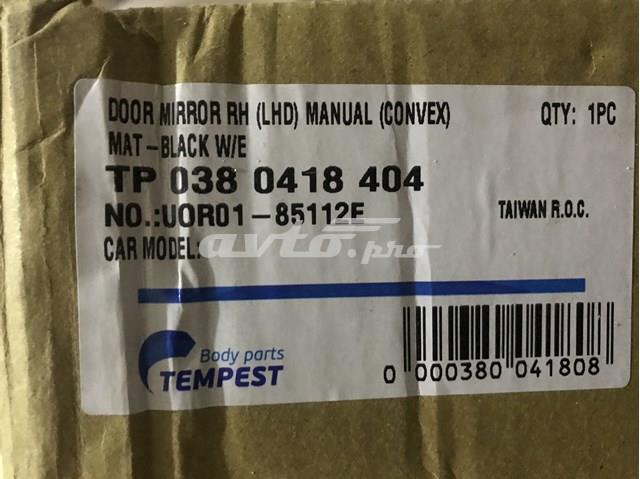 Праве бокове дзеркало Tempest 0380418404