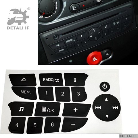 DF16712 Detali IF Магнітола (радіо AM/FM)