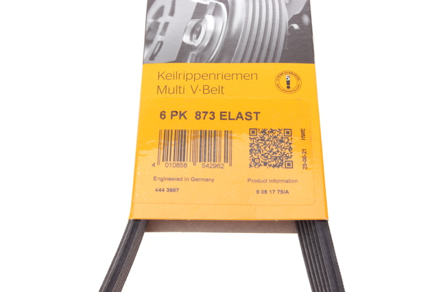 Ремінь кондиціонера Continental/Siemens 6PK873ELAST