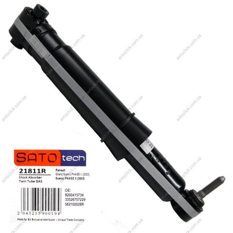 Амортизатор задній Sato Tech 21811R ціна, від 27.18 USD