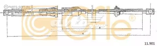Купити 130335 Adriauto Трос газу