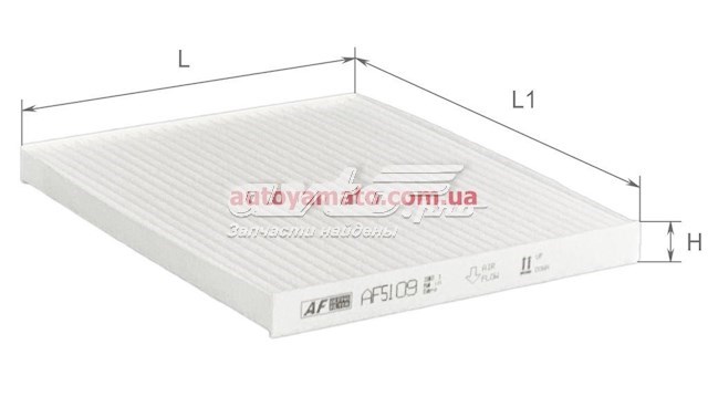 Фільтр повітряний обігрівача Alpha Filter AF5109 ціна, від 3.17 USD