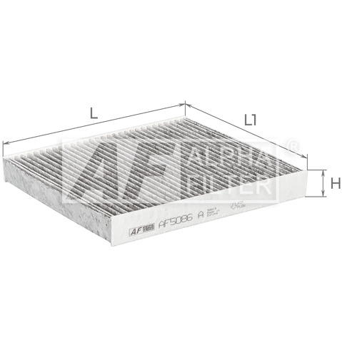 Фільтр повітряний обігрівача Alpha Filter AF5086A ціна, від 5.61 USD