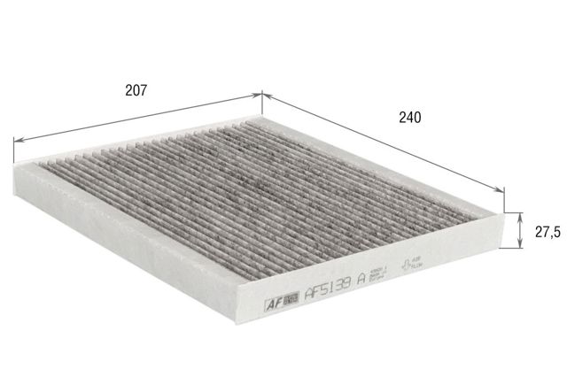 Повітряний фільтр салону Alpha Filter AF5139A