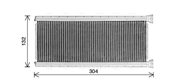 Радіатор пічки BR514 Magneti Marelli
