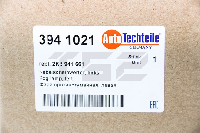 Фара протитуманна, ліва 3941021 Autotechteile