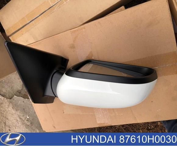 87610H0030 Hyundai/Kia Дзеркало заднього виду, ліве