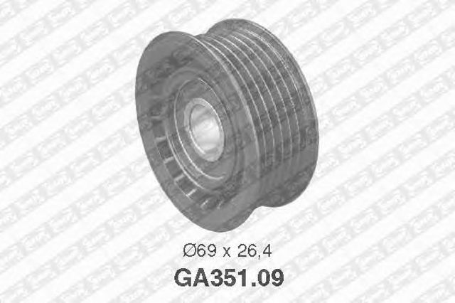 Ролик приводного ременя, паразитний NTN GA35109 ціна, від 7.71 USD