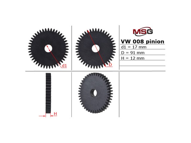  VW008LPLATE MSG