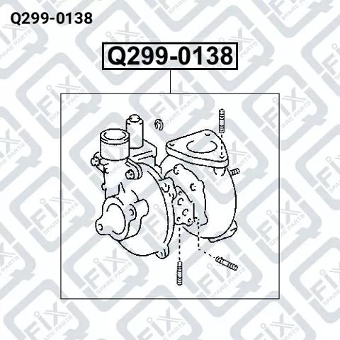 Турбіна Q-fix Q2990138 ціна, від 387.05 USD