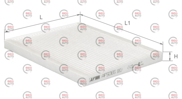 Купити AF5065 Alpha Filter Фільтр салону вугільний