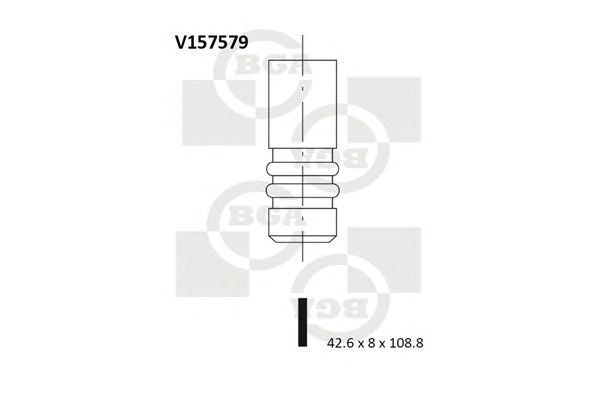 Клапан впускний V157579 BGA