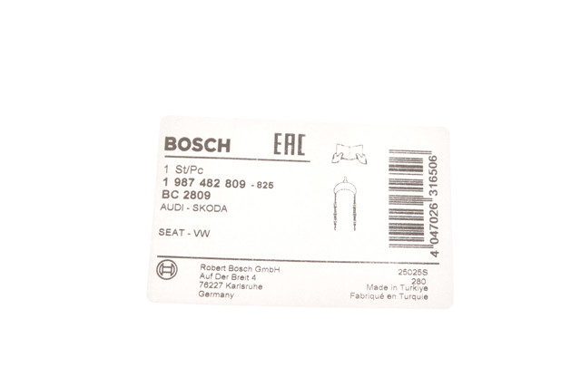 1987482809 Bosch Трос ручного гальма задній, правий/лівий