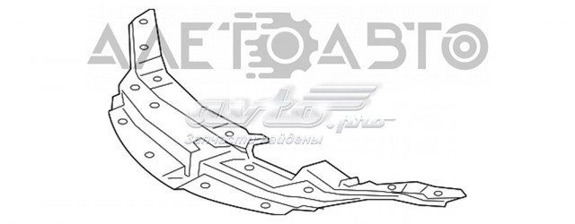 Накладка верхня передньої панелі/супорту радіатора Toyota 5329506130 ціна, від 34.03 USD