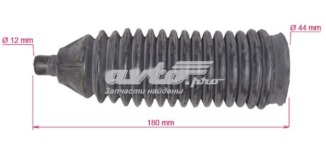 Пильник рульової рейки CR201DUSTER MSG