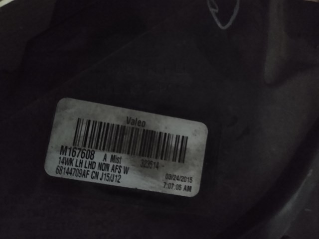 Фари Chrysler 68144709AF ціна, від 331.01 USD