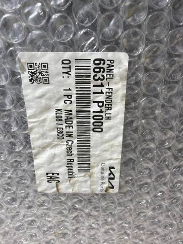 Ліве переднє крило Hyundai/Kia 66311P1000 ціна, від 305.81 USD