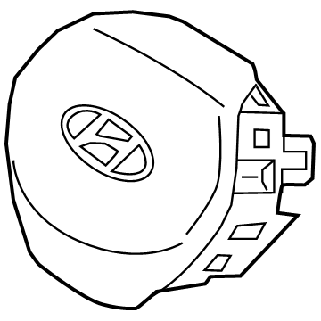 Подушка безпеки, водійська, AIRBAG 80100S2000NNB Hyundai/Kia