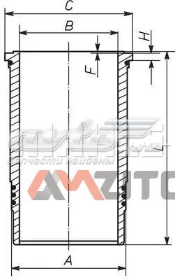 Купити 037LW00102001 Mahle Original Гільза поршнева