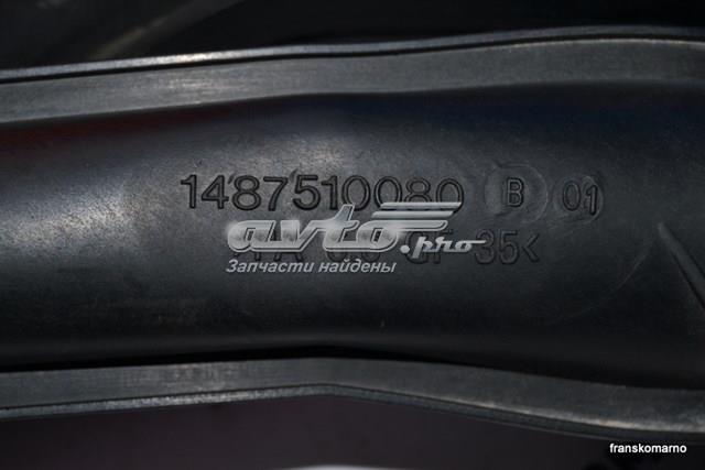 1487510080 Peugeot/Citroen Патрубок повітряний, вихід з турбіни (наддув)