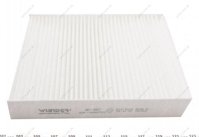 Фільтр повітряний обігрівача Wunder WP807 ціна, від 4.22 USD