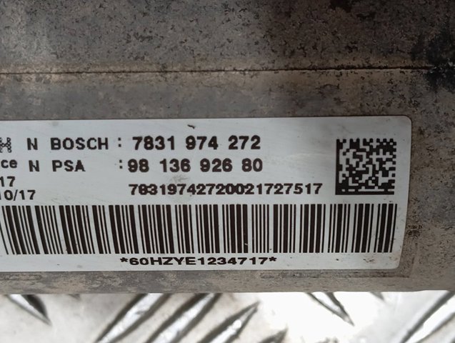 Рульова рейка 9813692680 Peugeot/Citroen