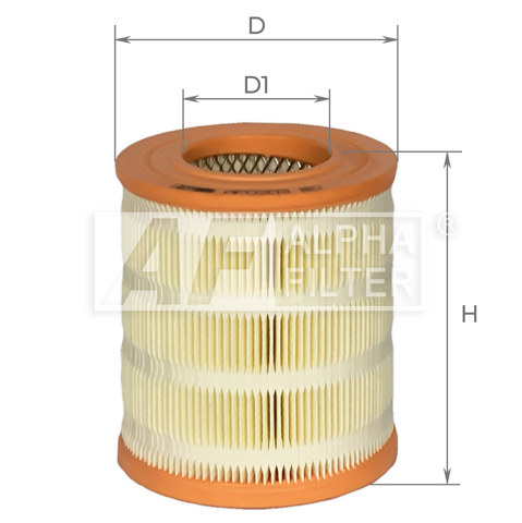 Повітряний фільтр AF0203 Alpha Filter