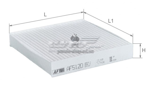 Повітряний фільтр салону Alpha Filter AF5120