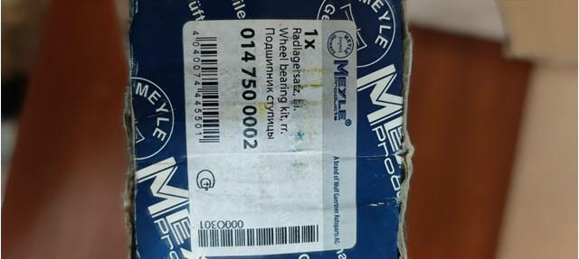 Підшипник маточини задньої Meyle 147500002 ціна, від 34.96 USD