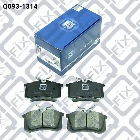 Задні дискові колодки Q-fix Q0931314