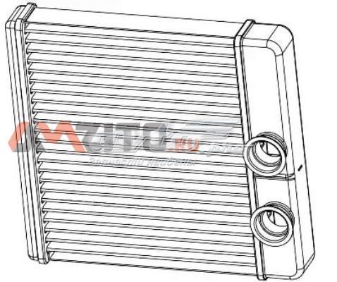 Радіатор пічки (обігрівача) Luzar LRH0194 ціна, від 26.62 USD