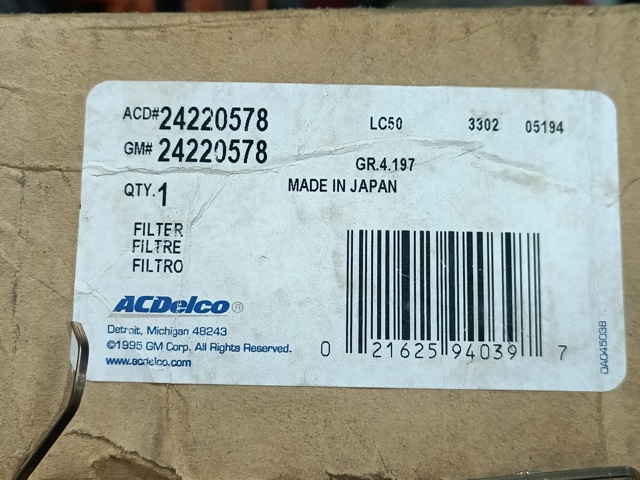  General Motors 24220578 ціна, від 0.02 USD