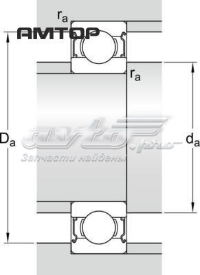 Підшипник КПП 62062Z SKF