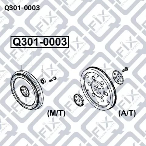 Маховик зчеплення Q-fix Q3010003