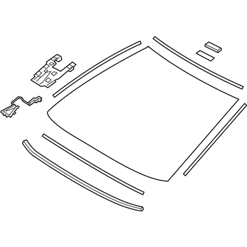 5610107170 Toyota Автомобільне скло