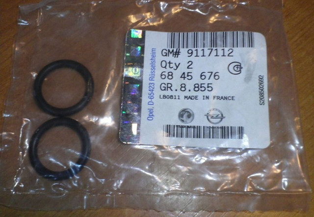 Кільце ущільнювача трубки радіатора пічки General Motors 6845676 ціна, від 2.65 USD