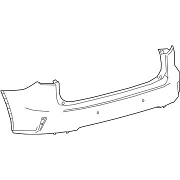 Кожух бампера заднього Toyota 521590E921 ціна, від 320.91 USD