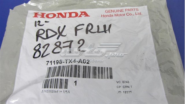71198TX4A02 Honda 