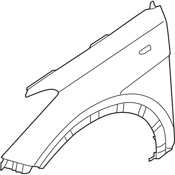 Крило переднє праве Hyundai/Kia 66320B8000 ціна, від 51.25 USD