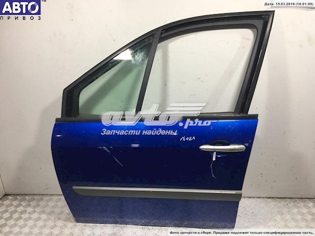  Скло передніх дверей, лівою Renault Scenic 2